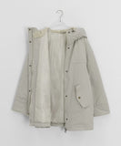 Yushit Wool Hood Bomber Padding Jumper