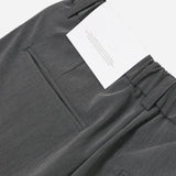Wrinkle One-Tuck Semi-Wide Banding Slacks