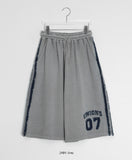 [unisex] Sdelli Track Pigment Banding Bermuda Pants