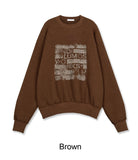 Miley printed boucle knitwear