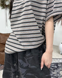 Caned Stripe Short Sleeve T-shirt