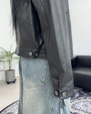 Tola Garment Leather Tracker Jacket