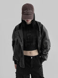 Keaton Leather Hooded Blouson