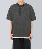 Waffle over knit
