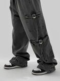 Dvon brushed belt cargo pants