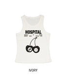 Cherry Print Loose Fit Sleeveless