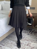 Piche Pintuck Pleat Banding Skirt