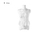 Jubi Punching Lace Sleeveless Blouse