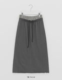 Wilke Cut Banding Long Skirt