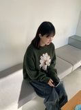 [unisex] Hipburn Flower Over Knit