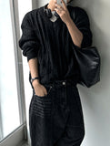 Cut-off wide denim pants