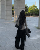 [MADE] Border Layered Tencel Long Sleeve T-shirt