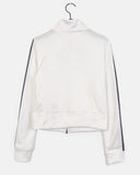 Later Track Lettering Two Way Semi-Crop Zip-Up