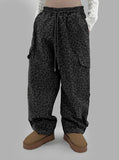 MAZEN LEOPARD CARGO PANTS