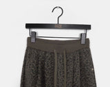 Deshu Leopard Banding Brushed Training Pants