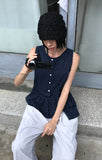 [BAG SET] DOT FRILL SLEEVELESS