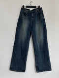 Windbreaker y2k denim wide pants