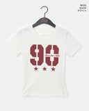 Glee Number Printing Short Sleeve T-Shirt