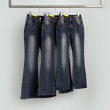 4-Season Washing Span Bootcut Denim Pants