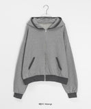 Perrin Stripe Color Matching Hood Zip-Up