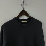 Charcoal Blush Danny Overfit Round Knit