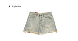 Eoseun Denim Wash Mini Skirt