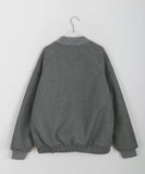 [unisex] Beos wool quilted jumper