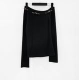 Jisen Scarf One Shoulder Tee