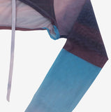 Zeo Tie-Dye See-Through Bolero Hood