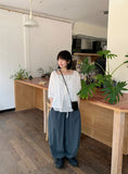 Nanako Summer Ribbon Puff Short Sleeve Bolero Knit Cardigan