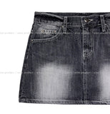 Ant Row Washing Denim Mini Skirt