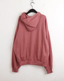 Bipo Over Fit Lettering Two-Way Hood Zip-Up