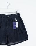 Cozy Nonfade Pintuck Back Banding Short Pants