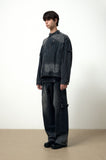 TRICEPS BIKER DENIM JACKET