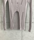 Low Layered Cardigan Knit