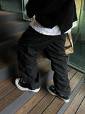 Shirring Street Polyester Pants