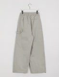 [unisex] Nilla D-ring Banding Carpender String Parachute Pants