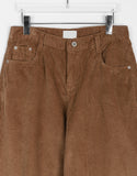 Nelkia color wide corduroy pants