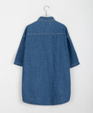 [unisex] Neico Denim Over Short Sleeve Shirt