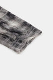 Moss bleach ombre check shirt