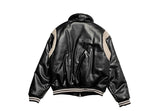 Kochi Leather Varsity Padded Jumper