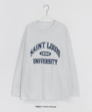 [Unisex] Sainten Lettering Over Long Sleeve Tee