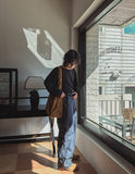 Qoo Back Painting Denim Pants