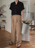Fresh Summer Belted Two Tuck Slacks