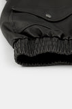 Clair vegan leather over jumper