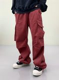 Slay big pocket straight corduroy pants