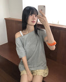 Ute Stripe Frill Tiered Banding Short Pants