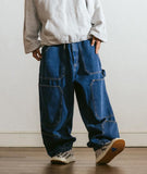 [AG] Spread Panel Denim Work Pants