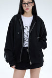 PRTN) Logo Graphic Over Hood Zip-Up