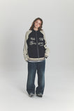 [2-WAY] Curved Block Knit Zip-Up